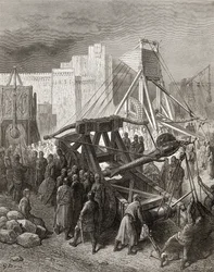 Die Kriegsmaschinen der Kreuzfahrer, Illustration aus 